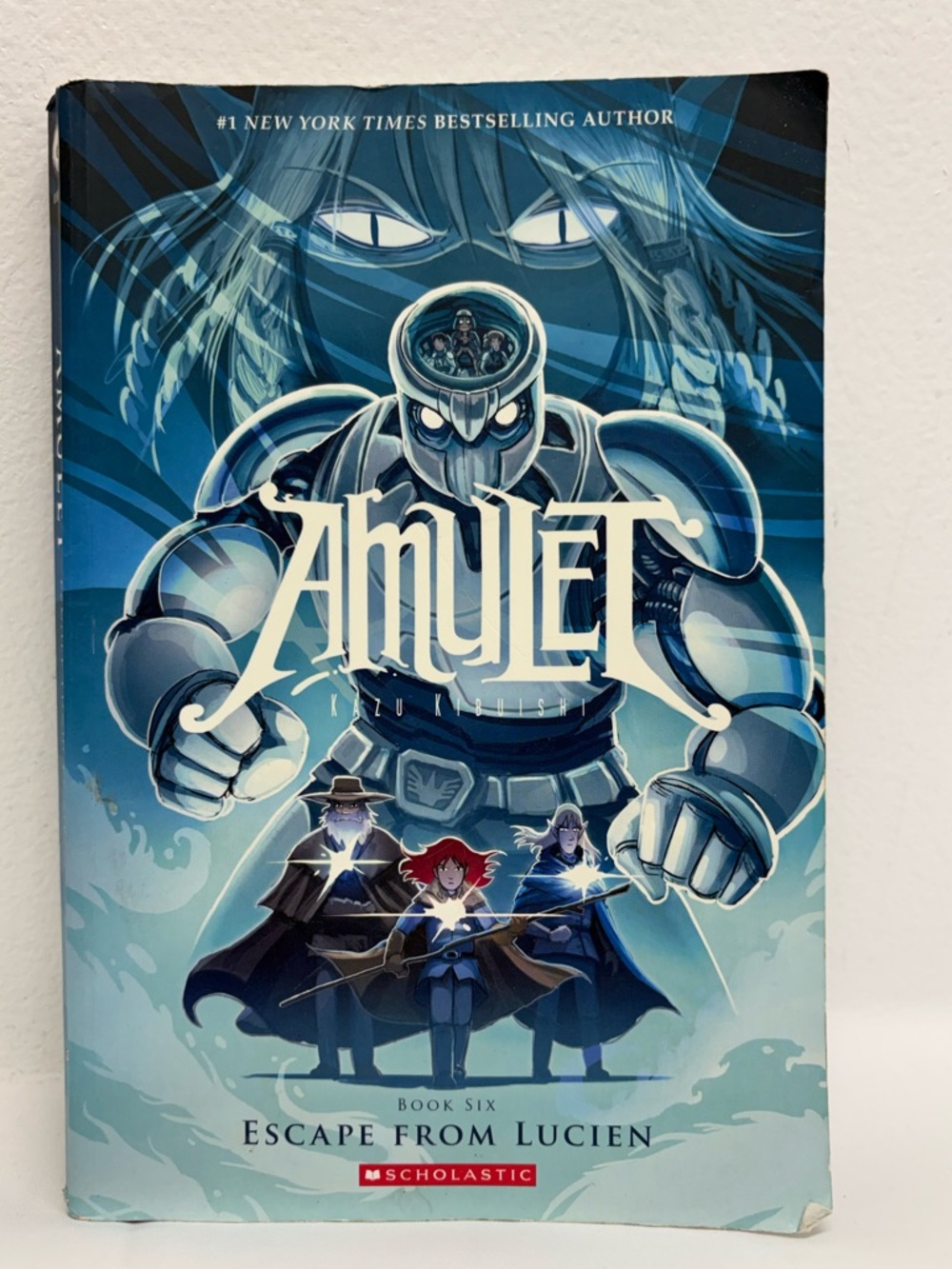 Amulet Book Six: Escape From Lucien - Blue Graphic Novel paper cover